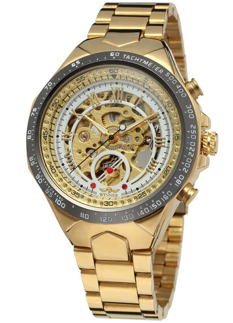 Personalized All-steel Hollow Automatic Mechanical Watch Fashion Watch For Men