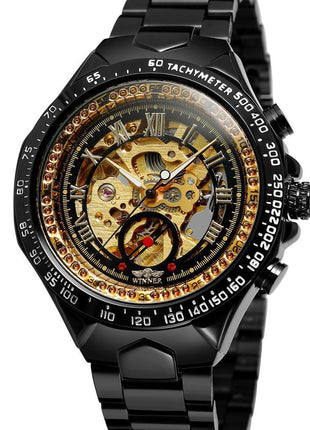 Personalized All-steel Hollow Automatic Mechanical Watch Fashion Watch For Men
