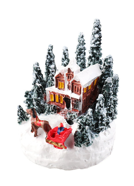 Christmas Decorations Resin House Gifts