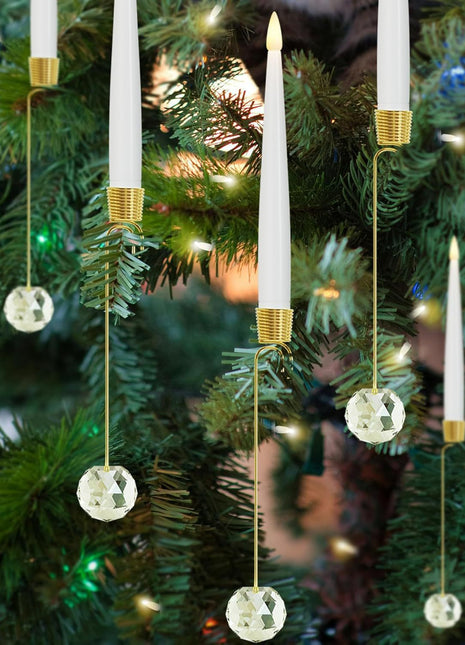 Christmas Candle LED Indoor Holiday Christmas Tree Ornaments  Festive Atmosphere Decoration Christmas Pendant