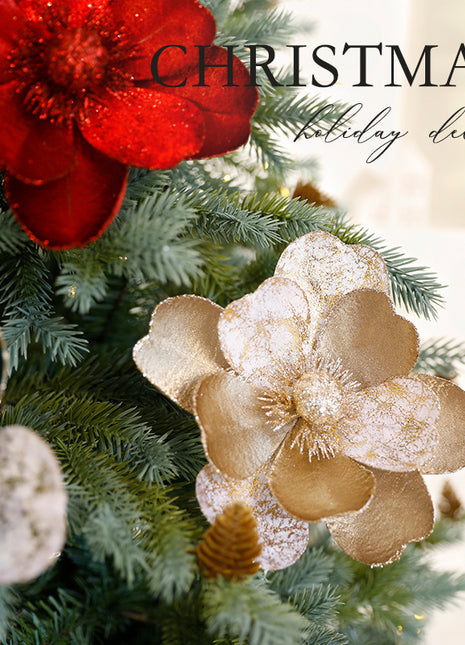 Christmas Flower Ornaments Christmas Tree Decorations