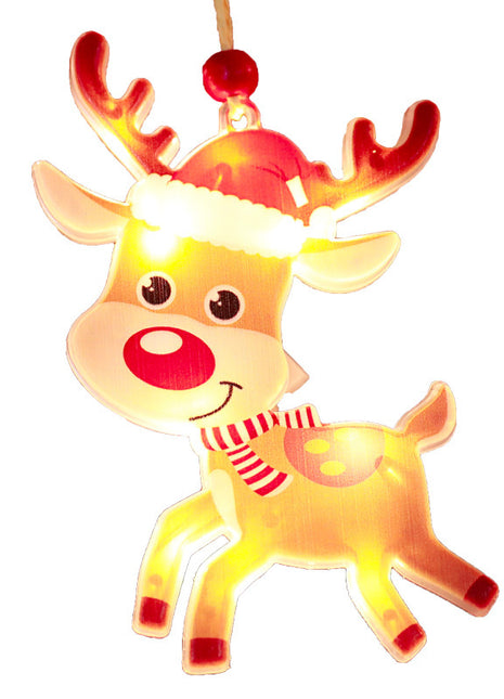 Bar Atmosphere Christmas Interior Decorations Colored Lights