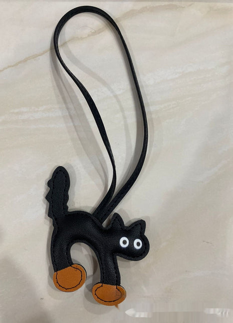 Mini CAT Leather Bag Pendant