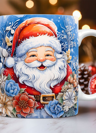 Creative 3D Christmas Ceramic Mug Unique Space Design Snowman Santa Coffee Cup Tea Milk Mug Christmas Gifts For Kids Adults Kitchen Gadgets
